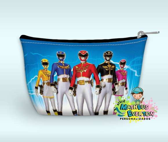 Necessaire Power Rangers Megaforce (faço Outras Temporadas)