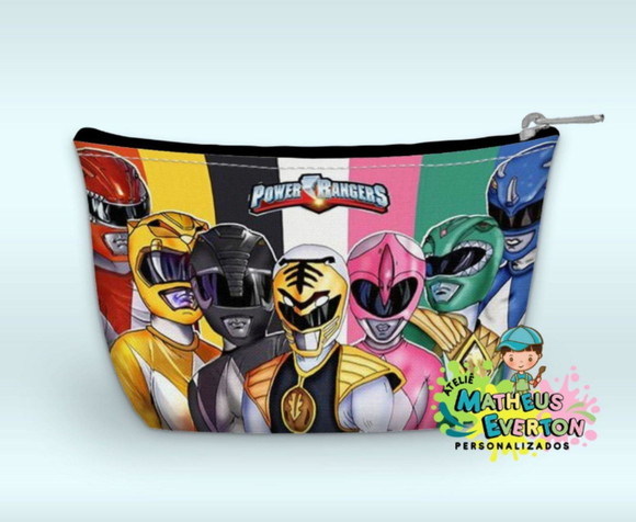 Necessaire Power Rangers Mighty Morphin Faço Outros Modelos - Imagem 5