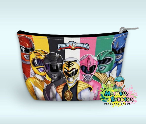 Necessaire Power Rangers Mighty Morphin Faço Outros Modelos - Imagem 2