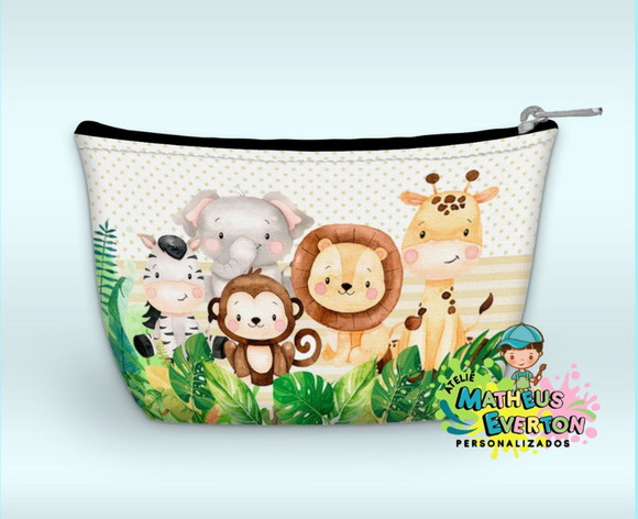 Necessaire Safari Baby ( Faço Todos os Temas ) - Imagem 3