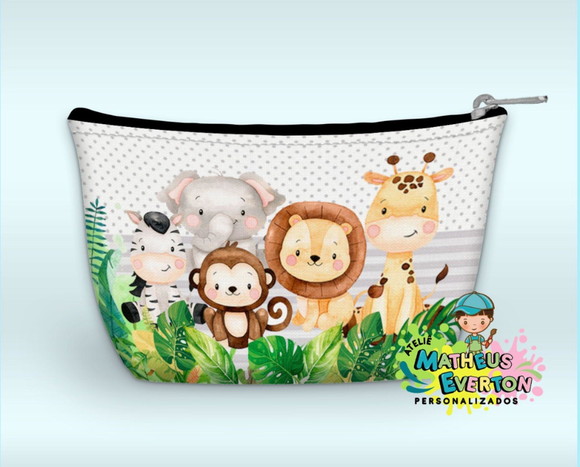 Necessaire Safari Baby ( Faço Todos os Temas ) - Imagem 3