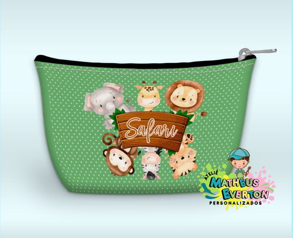 Necessaire Safari Baby ( Faço Todos os Temas ) - Imagem 5