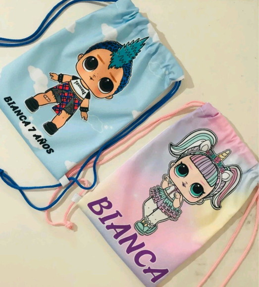 Sacolinha Personalizada -Tema Lol Surprise 18x28