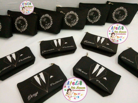 22 Necessaires Madrinha e 22 Necessaires Padrinhos Casamento - Imagem 2