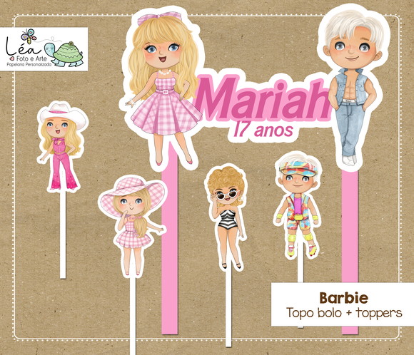 Topo Bolo Barbie