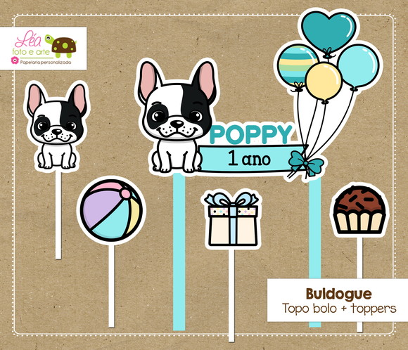 Topo Bolo Buldogue