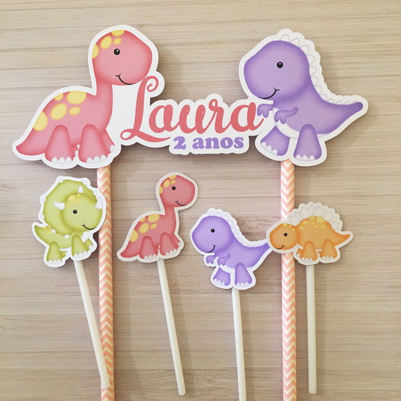 Topo Bolo Dinossauros Baby