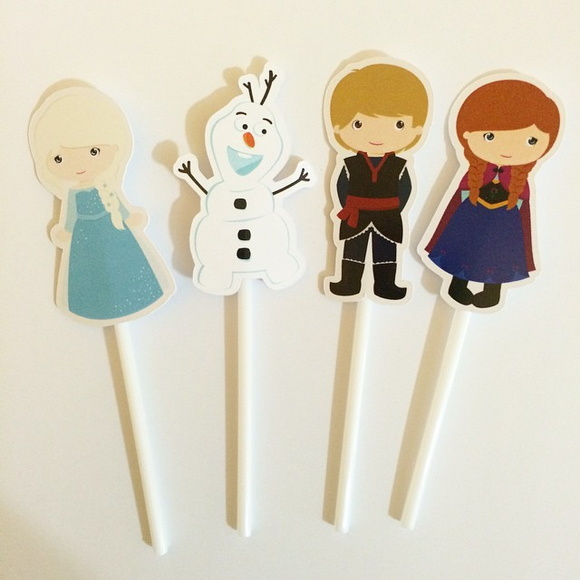 Topo Bolo Festa Frozen - Imagem 2
