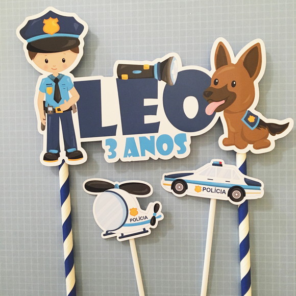 Topo Bolo Festa Policial