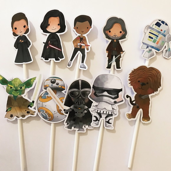 Topo Bolo Festa Star Wars - Imagem 2