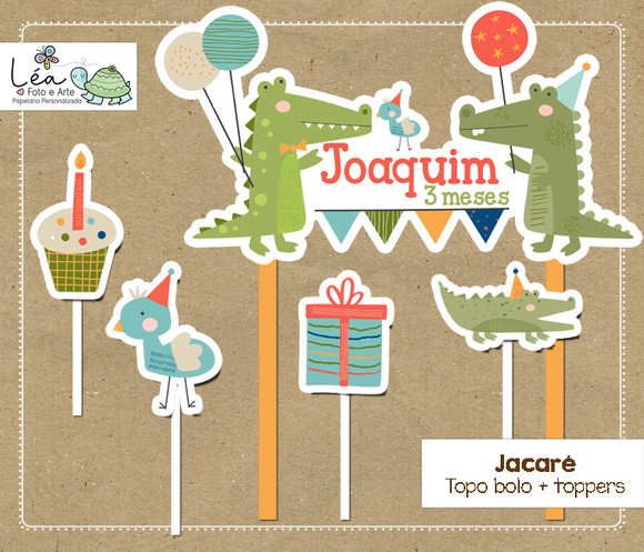 Topo Bolo Jacaré