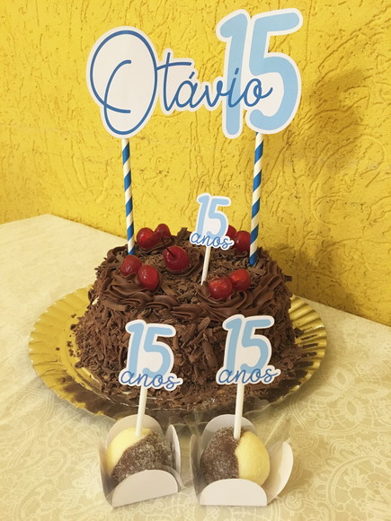 Topo Bolo Menino - Imagem 3
