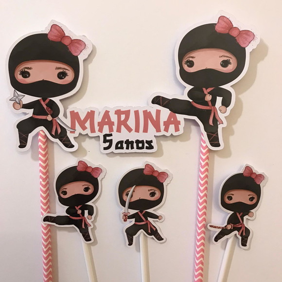 Topo Bolo Ninja Menina