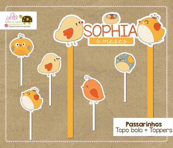 Topo Bolo Passarinho