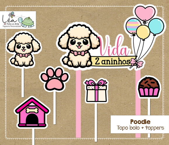Topo Bolo Poodle