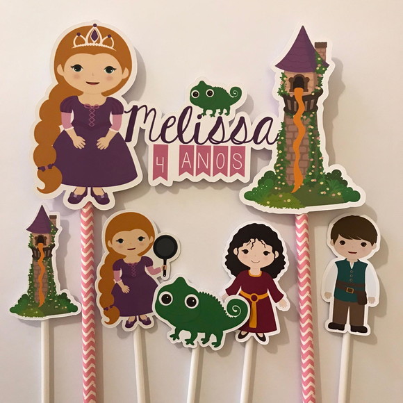 Topo Bolo Rapunzel