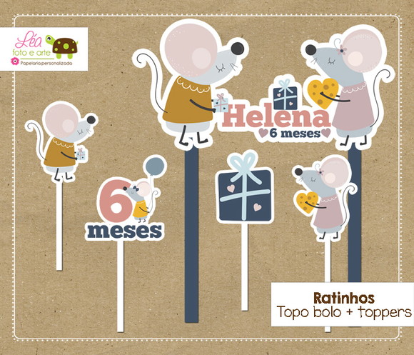 Topo Bolo Ratinhos