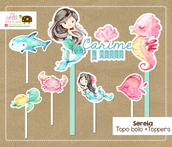Topo Bolo Sereia