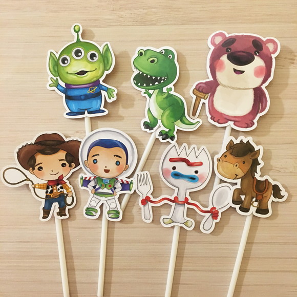 Topo de Bolo Festa Toy Story - Imagem 4