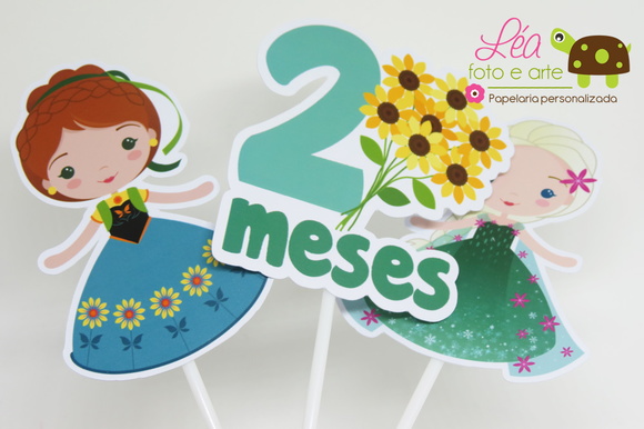 Topo de Bolo Frozen Fever
