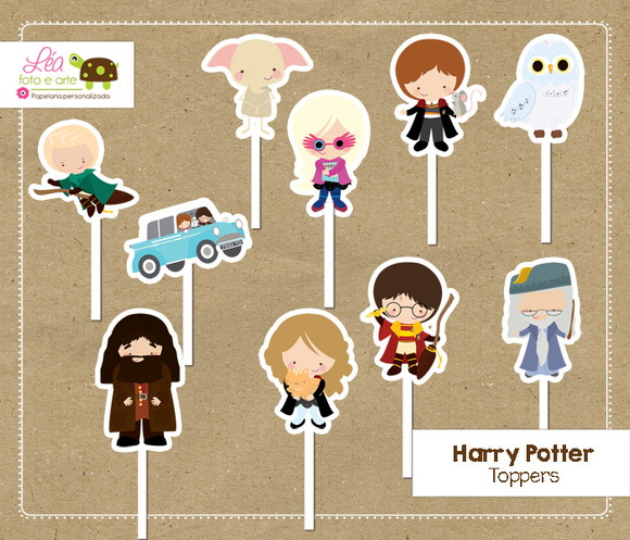 Topo de Bolo Harry Potter - Imagem 2