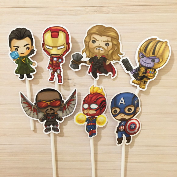 Topo de Bolo Vingadores - Imagem 2