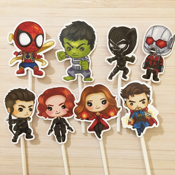 Topo de Bolo Vingadores - Thor - Imagem 3