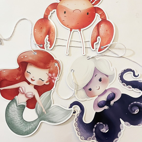 Varal Ariel Pequena Sereia - Imagem 2