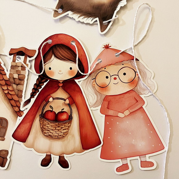 Varal Chapeuzinho Vermelho