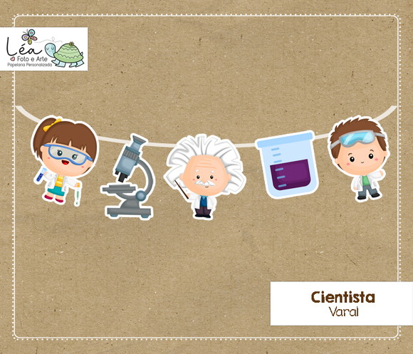 Varal Festa Cientista