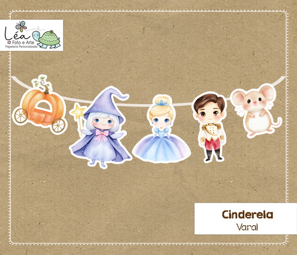 Varal Festa Cinderela - Imagem 4