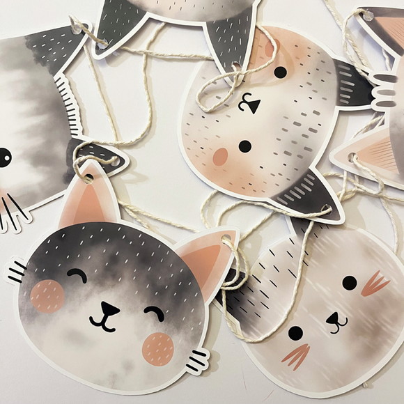Varal Festa Gatinhos - Imagem 3