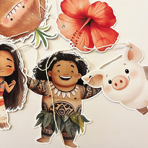 Varal Festa Moana - Imagem 3