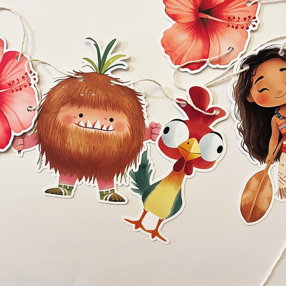 Varal Festa Moana - Imagem 2