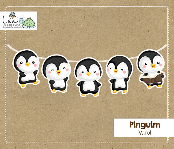 Varal Festa Pinguim - Imagem 3