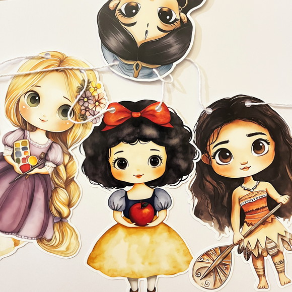 Varal Festa Princesas - Imagem 2