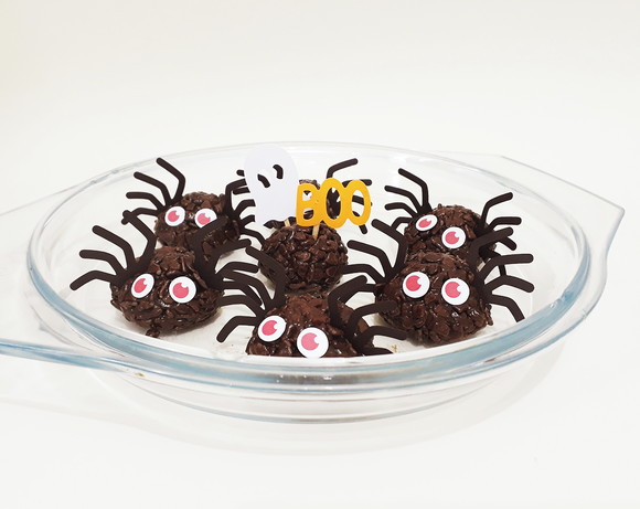 Kit Apliques de Aranha para Brigadeiro - Imagem 2
