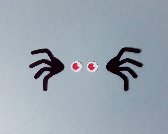 Kit Apliques de Aranha para Brigadeiro