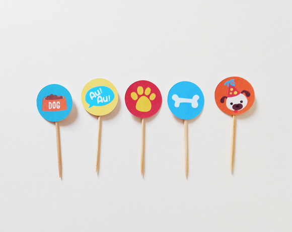 Mini Topper Cachorrinho - Imagem 2
