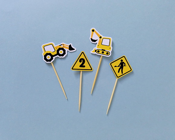 Mini Topper Escavadeira Obras