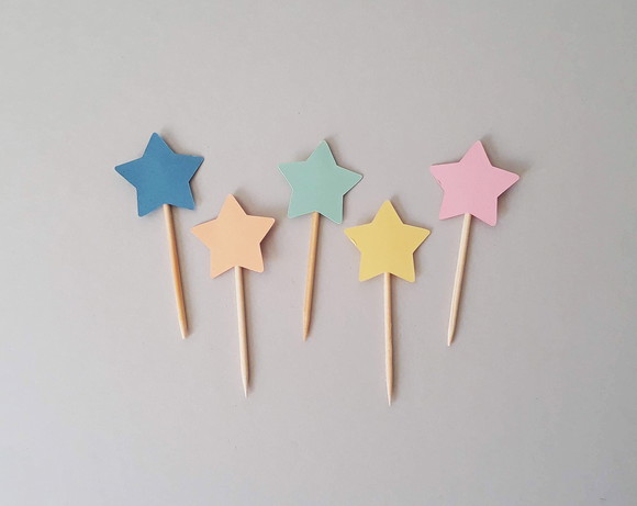 Mini Topper Estrelinhas - Imagem 2