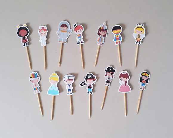 Mini Topper Fantasias de Carnaval Folia - Imagem 2