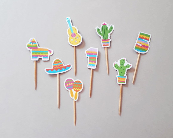 Mini Topper Festa Mexicana
