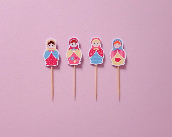 Mini Topper Matrioska - Imagem 2