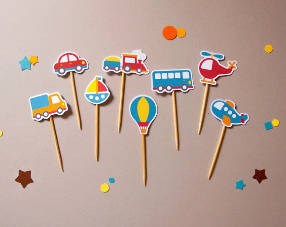 Mini Topper Meios de Transporte