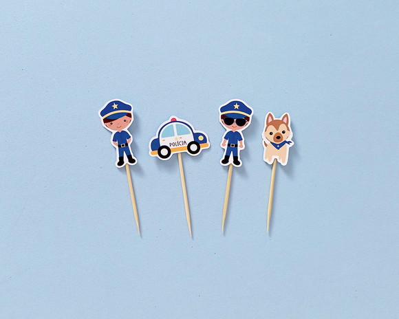 Mini Topper Polícia