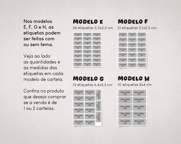 Etiquetas Escolares Polícia em Adesivo Comum - Imagem 3