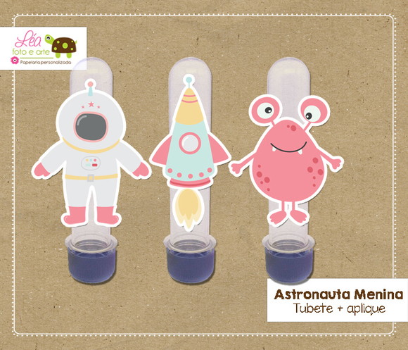 Tubete Astronauta Menina