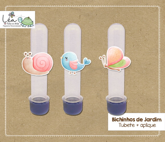 Tubete Bichinhos de Jardim