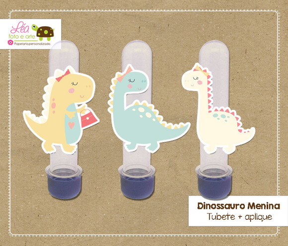 Tubete Dinossauro Menina